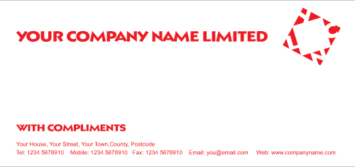 compliment slip templates
