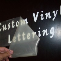 Vinyl Lettering and Plotter Cutting